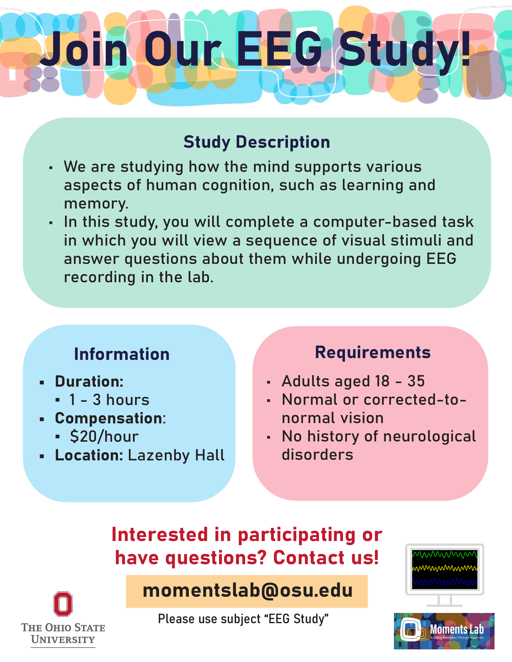 Join Our EEG Study! flyer